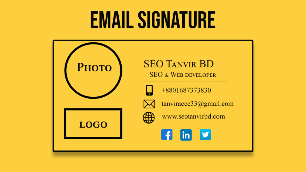 HTML Email Signature | SEO Tanvir BD | 2023 Tips