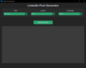 Read more about the article How I Built an AI-Powered LinkedIn Post Generator App: Step By Step | 2025